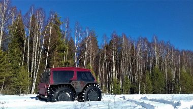 ATV, snow and swamp-going vehicle BigBo | Winter fun